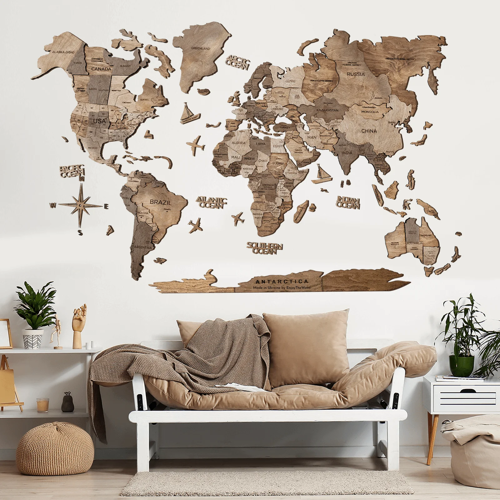 Antarctica For Maps in natural colors - Image 6