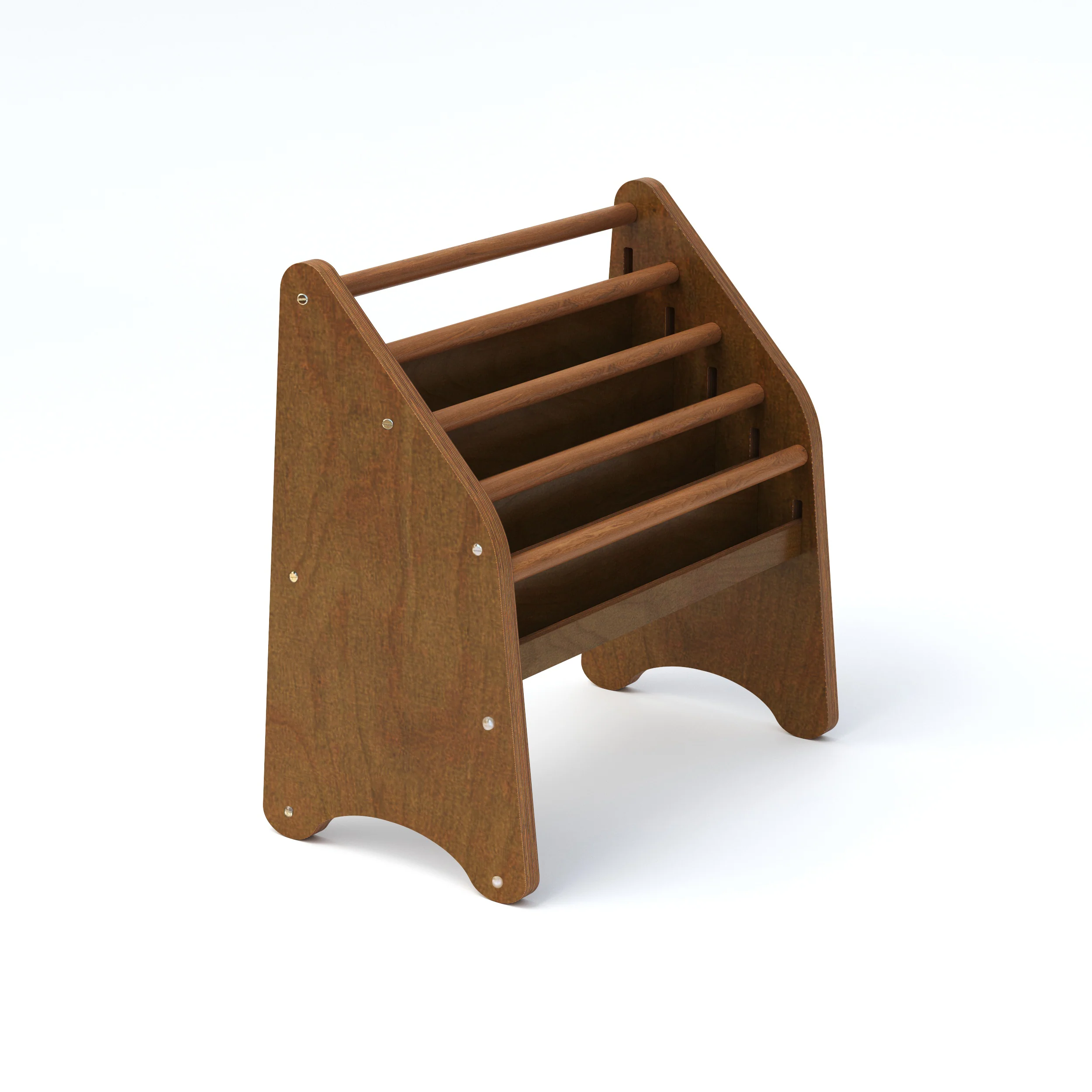 Wooden Montessori Bookshelf Natural - Image 4